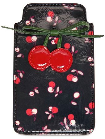 RED Valentino Cherry Printed Leather Iphone Case - Lyst