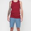 Rvca Crindle Tank in Red for Men (red grease) - Lyst