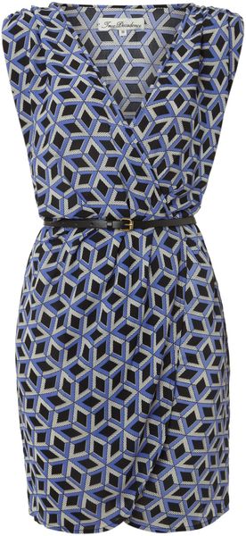 True Decadence Crossover Belted Dress - Lyst