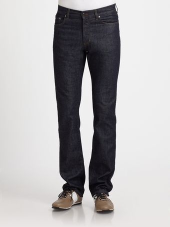 Versace Ink Straight Leg Jeans - Lyst