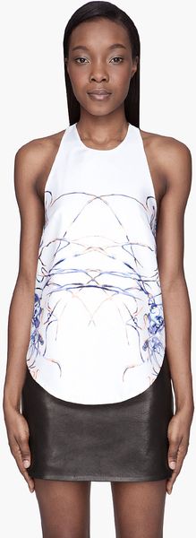 Wayne Silk Mow Diving Tank Top - Lyst