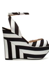 Zara Fabric Wedge Shoe