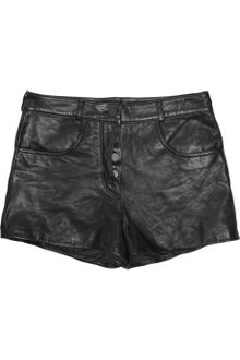 Alexander Wang Leather Shorts - Lyst