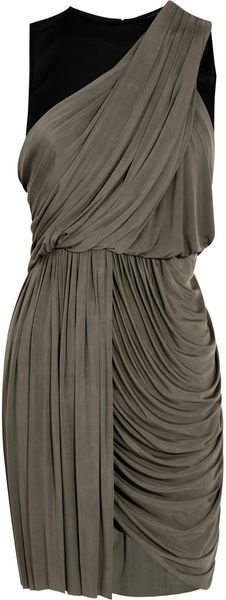 Alexander Wang Draped Jersey Dress - Lyst
