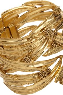 Aurelie Bidermann Gold Surfing Mimosa Cuff - Lyst