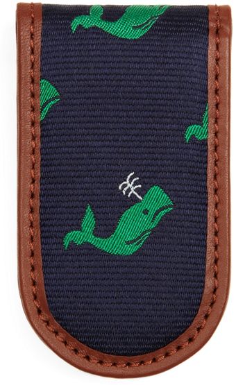 Brooks Brothers Whale Repp Magnetic Money Clip - Lyst