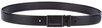 Burberry Plaque Belt - Lyst