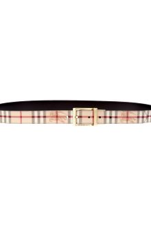 Burberry Reversible Haymarket Check Belt - Lyst