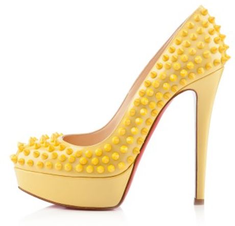 christian louboutin shoes yellow