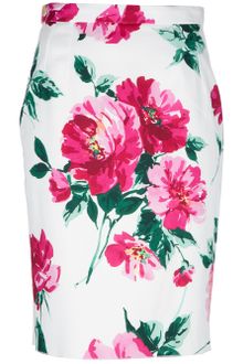 Dolce & Gabbana Floral Pencil Skirt - Lyst