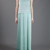 Ermanno Scervino Pleated Maxi Dress in Green - Lyst