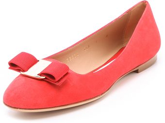 Ferragamo Scott Smoking Flats - Lyst