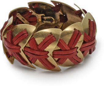Giles & Brother Nara Armor Braceletgold - Lyst
