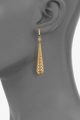  18k Gold Drop Earrings