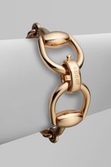  18k Pink Gold Horsebit Bracelet