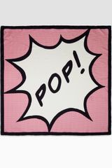 Kate Spade Pop Of Color Pop Silk Scarf