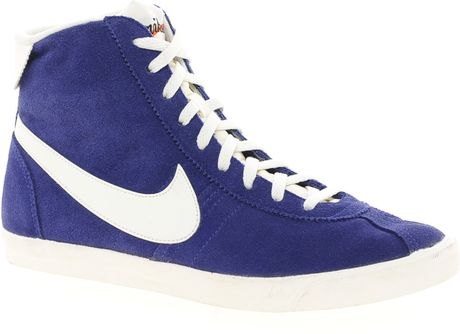 light blue nike high top shoes