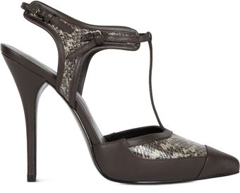 Reiss Ninette T Bar Open Back Court - Lyst