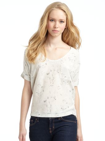 Richard Chai Love Floral Printed Blouse - Lyst