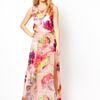 Ted Baker Twist Back Maxi Cover Up in Multicolor (multifloral) - Lyst
