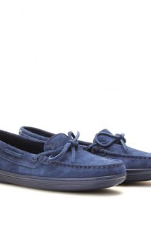 Tod's Marlin Suede Loafers - Lyst