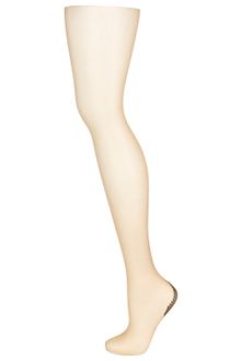 Topshop Nude Back Seam Sheer Tights - Lyst