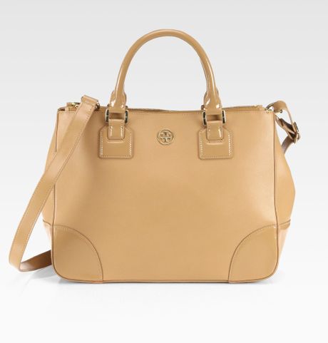 tory burch robinson large zip tote