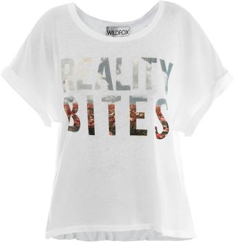 Wildfox Reality Bites Tshirt - Lyst