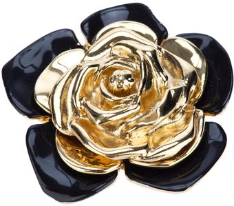 Yves Saint Laurent Vintage Rose Brooch - Lyst