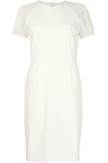Acne White Lucille Stretch Cotton Dress - Lyst