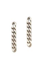 Byrufina Directly Straight Earrings Silver
