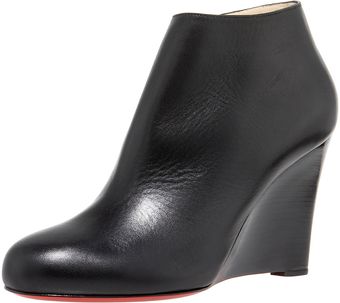 Christian Louboutin Stackedwedge Bootie - Lyst