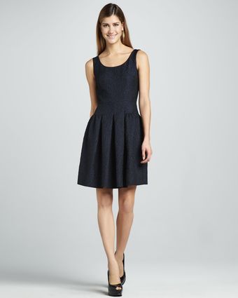 Elie Tahari Jess Textured Dress - Lyst