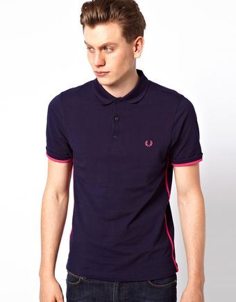 Fred Perry Polo with Contrast Binding - Lyst