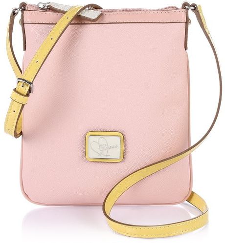 Guess Damen Tasche Leandra Rosa