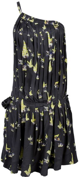 Isabel Marant One Shoulder Dress - Lyst