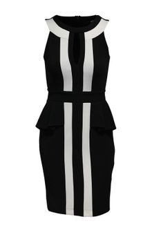 Jane Norman Ottoman Peplum Dress - Lyst