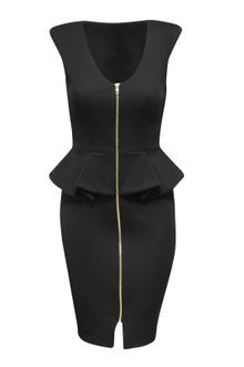 Jane Norman Zip Front Dress - Lyst