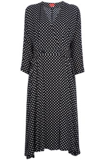 Kenzo Vintage Polka Dot Empire Dress - Lyst