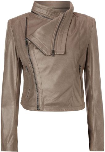 Label Lab Suedette Drape Jacket - Lyst