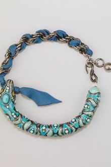 Lanvin Enamel Snake Choker Necklace  - Lyst