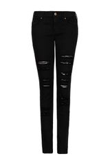 Mango Distressed Super Slim Jeans