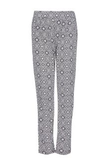 Mango Printed Tapered Trousers - Lyst