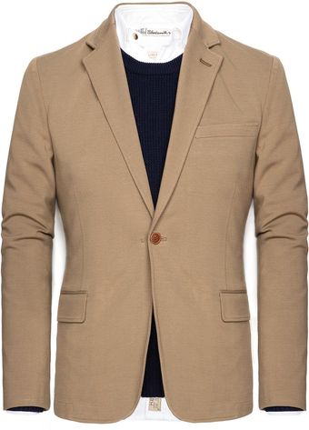 Mango Slimfit Jersey Blazer - Lyst