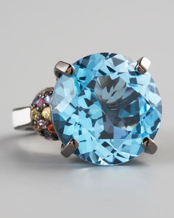 M.c.l By Matthew Campbell Laurenza Blue Topaz Ring - Lyst