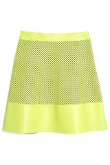 Proenza Schouler Perforated Leather Skirt