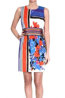 RED Valentino Sleeveless Printed Dress Bow - Lyst