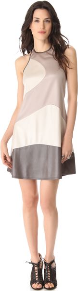 Richard Chai Love Combo Curved Seam Dress - Lyst
