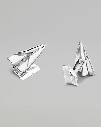 Robin Rotenier Paper Airplane Cuff Links - Lyst
