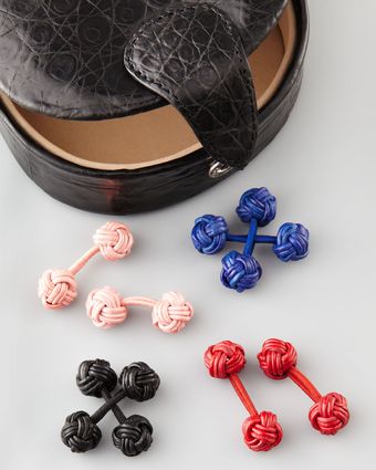 Santiago Gonzalez Boxed Cuff Link Set Black - Lyst